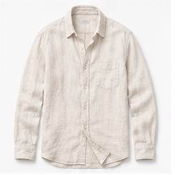Mens Natural Linen Shirt