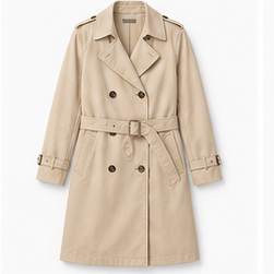 Womens Beige Trench Coat